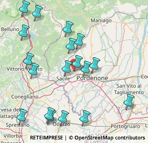 Mappa 33074 Fontanafredda PN, Italia (18.01444)