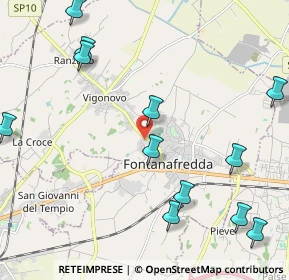 Mappa 33074 Fontanafredda PN, Italia (2.63667)