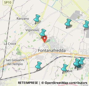 Mappa 33074 Fontanafredda PN, Italia (2.75273)