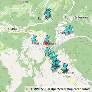 Mappa Via AL Tempio, 22020 Pellio Intelvi CO, Italia (1.076)