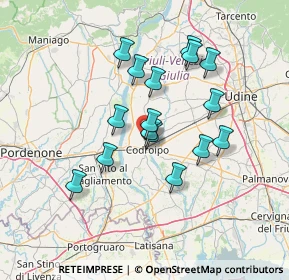 Mappa Via Imperiai, 33033 Codroipo UD, Italia (11.77063)