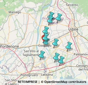 Mappa Via Imperiai, 33033 Codroipo UD, Italia (11.70417)