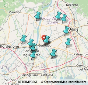 Mappa Via Imperiai, 33033 Codroipo UD, Italia (11.55278)