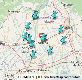 Mappa Via Imperiai, 33033 Codroipo UD, Italia (11.675)
