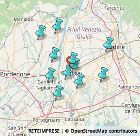 Mappa Via Imperiai, 33033 Codroipo UD, Italia (10.96636)