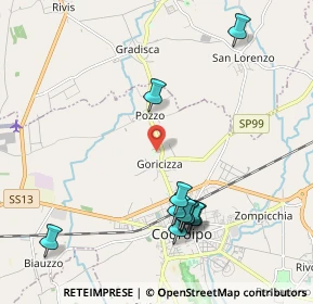 Mappa Via Imperiai, 33033 Codroipo UD, Italia (2.21091)