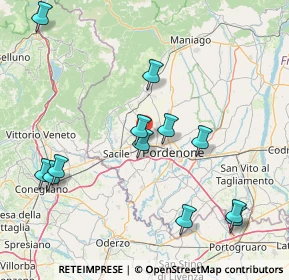 Mappa Via Giosuè Carducci, 33074 Fontanafredda PN, Italia (17.5325)
