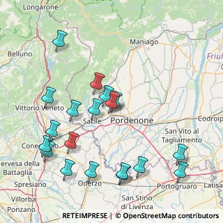 Mappa Via Giosuè Carducci, 33074 Fontanafredda PN, Italia (17.84684)