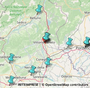 Mappa 31029 Vittorio Veneto TV, Italia (18.26643)