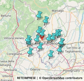 Mappa Via del Macello, 33074 Fontanafredda PN, Italia (10.41235)