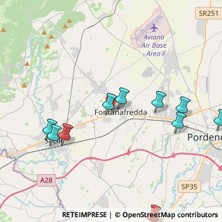Mappa Via del Macello, 33074 Fontanafredda PN, Italia (5.51583)