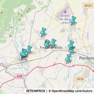 Mappa Via del Macello, 33074 Fontanafredda PN, Italia (3.75455)