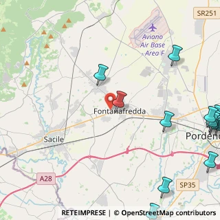 Mappa Via del Macello, 33074 Fontanafredda PN, Italia (6.90357)