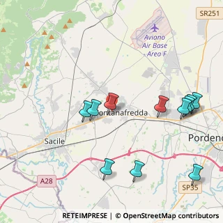 Mappa Via del Macello, 33074 Fontanafredda PN, Italia (4.55273)