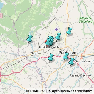 Mappa Via del Macello, 33074 Fontanafredda PN, Italia (4.41)