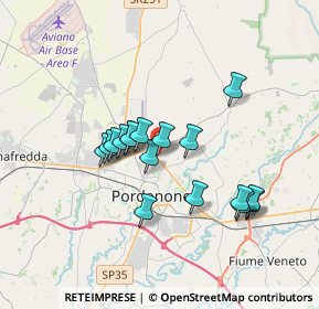 Mappa Via Alessandro Volta, 33170 Pordenone PN, Italia (2.85412)