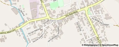 Mappa Pavia di Udine