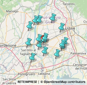 Mappa Via Domenico Scolari, 33033 Codroipo UD, Italia (10.9675)