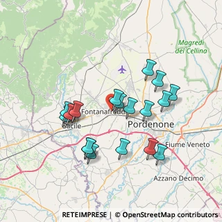 Mappa Via Maroncelli, 33074 Fontanafredda PN, Italia (6.80056)