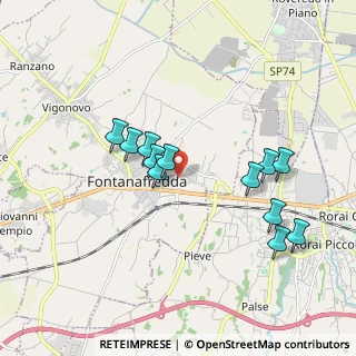 Mappa Via Maroncelli, 33074 Fontanafredda PN, Italia (1.71083)
