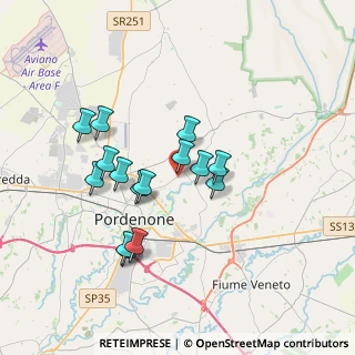 Mappa Via delle Acque, 33084 Cordenons PN, Italia (3.05533)