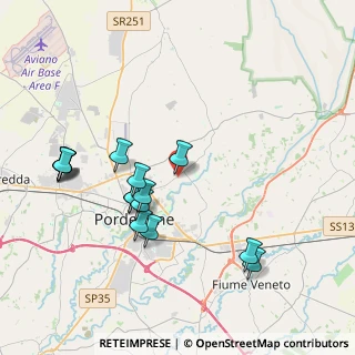 Mappa Via delle Acque, 33084 Cordenons PN, Italia (3.91133)