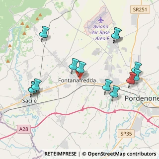 Mappa Via Don P. della Toffola, 33074 Fontanafredda PN, Italia (4.47692)