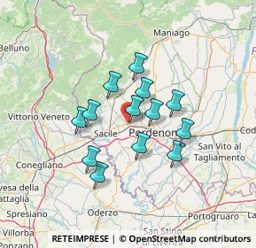 Mappa Via Don P. della Toffola, 33074 Fontanafredda PN, Italia (10.23538)