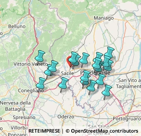 Mappa Via Pedrada, 33074 Fontanafredda PN, Italia (11.57579)