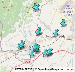 Mappa Via Pedrada, 33074 Fontanafredda PN, Italia (4.01895)