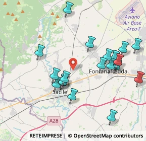 Mappa Via Pedrada, 33074 Fontanafredda PN, Italia (4.0445)