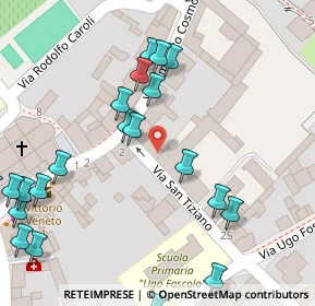 Mappa Via S. Tiziano, 31029 Vittorio Veneto TV, Italia (0.076)