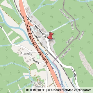 Mappa Via Nazionale, 16, 38055 Grigno, Trento (Trentino-Alto Adige)