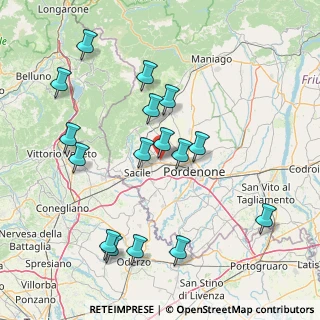 Mappa Via Camillo Benso Conte di Cavour, 33074 Fontanafredda PN, Italia (16.38188)