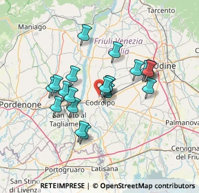 Mappa SP99, 33033 Codroipo UD, Italia (11.2665)