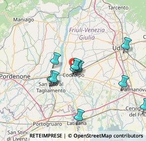 Mappa SP99, 33033 Codroipo UD, Italia (12.90083)