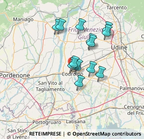 Mappa SP99, 33033 Codroipo UD, Italia (10.99538)