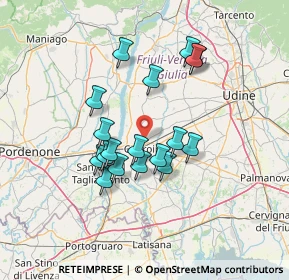 Mappa SP99, 33033 Codroipo UD, Italia (11.67667)