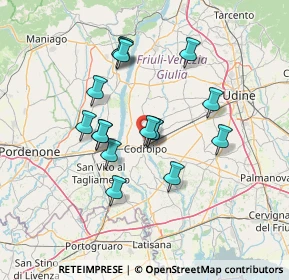Mappa SP99, 33033 Codroipo UD, Italia (11.69875)