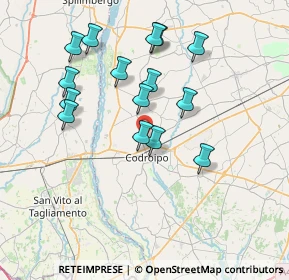 Mappa SP99, 33033 Codroipo UD, Italia (6.99733)