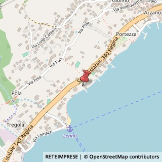 Mappa SS340, 73, 22010 Tremezzina, Como (Lombardia)