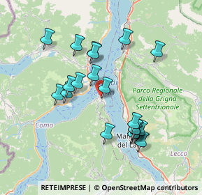 Mappa 22021 Bellagio CO, Italia (6.9145)