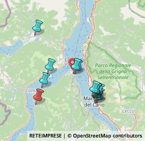 Mappa 22021 Bellagio CO, Italia (6.98923)