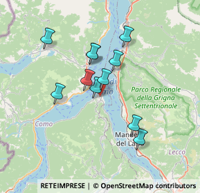 Mappa 22021 Bellagio CO, Italia (5.76364)