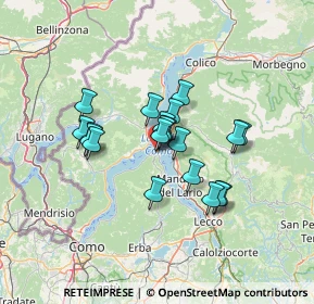 Mappa 22021 Bellagio CO, Italia (9.8975)