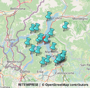 Mappa 22021 Bellagio CO, Italia (11.9065)