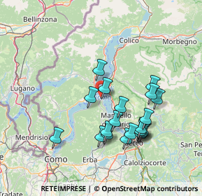 Mappa 22021 Bellagio CO, Italia (13.936)