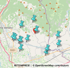 Mappa Via Vendramin, 31026 Sarmede TV, Italia (4.06846)