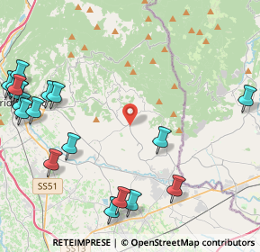 Mappa Via Vendramin, 31026 Sarmede TV, Italia (5.9925)