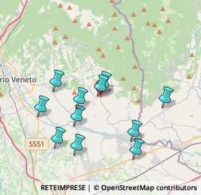 Mappa Via Vendramin, 31026 Sarmede TV, Italia (3.52909)